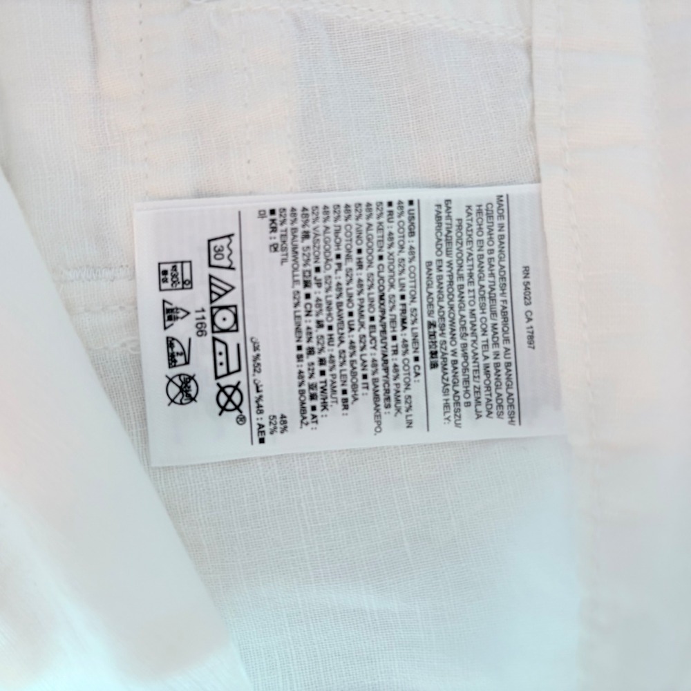 Banana Republic White Linen Cargo Shorts - Picture 7 of 10